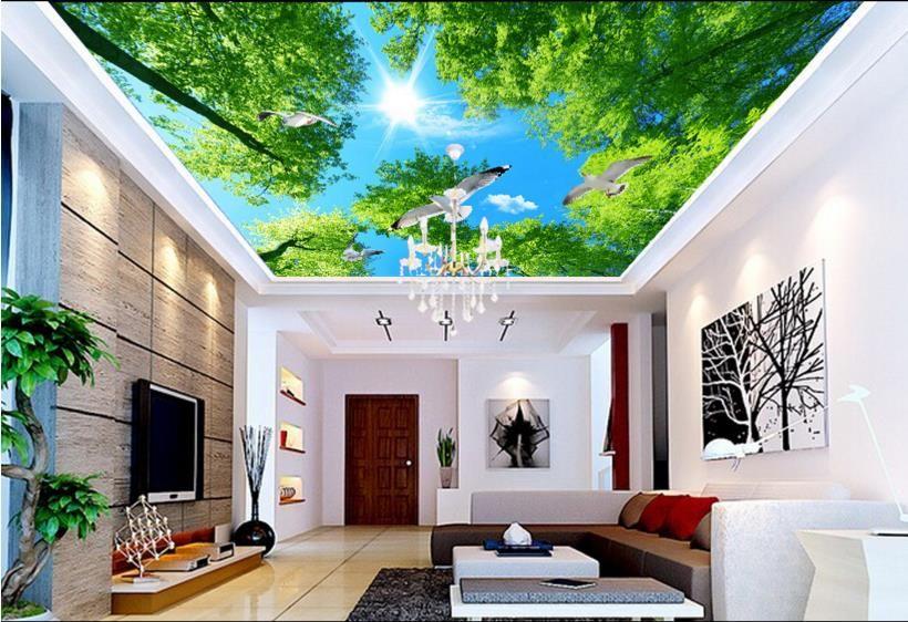 Ceiling 3D Wallpaper Ideas: Elevate Your Space