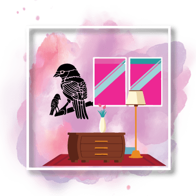 Wall, Ceiling, Border Stencil