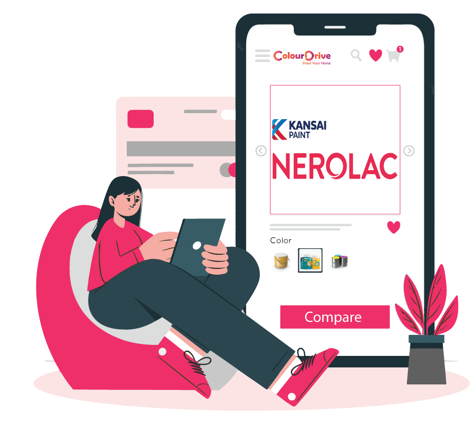 compare Nerolac paint