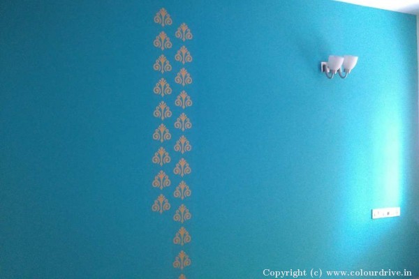 Interior Painting,  Rental Painting,  Stencil Painting Home Painting Project at Banaswadi