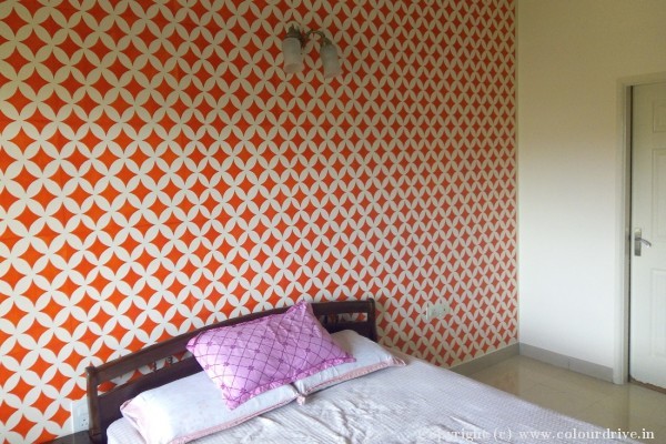 Interior Painting,  Kids Room Decor,  Texture Painting Home Painting Project at Bilekahalli, Bannerghatta Road