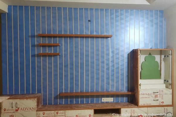 Texture Painting Home Painting Project at Sonnenahalli, Krishnarajapura